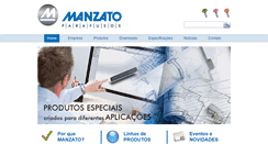 Desktop Screenshot of manzato.com.br