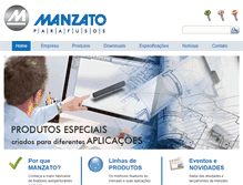 Tablet Screenshot of manzato.com.br